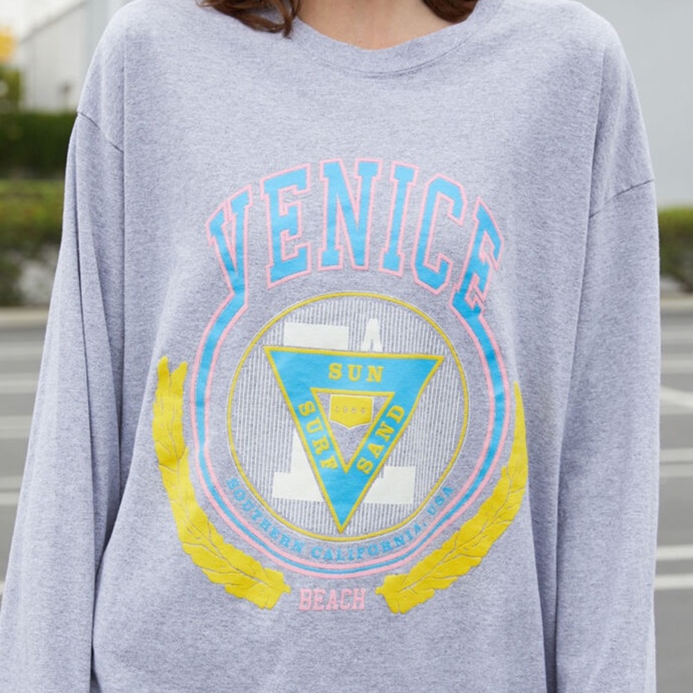 John Galt Camila Long Sleeve Venice T-Shirt